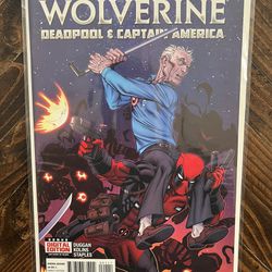 Death Of Wolverine Deadpool And Captain America #1 Marvel Comics Comic Book