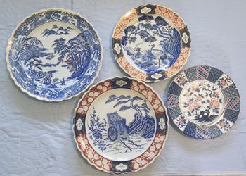 Vintage Shirokiya Porcelain Plates