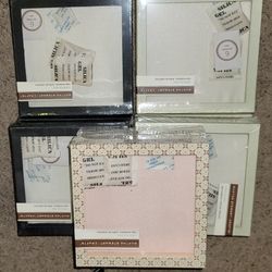 8 Small Martha Stewart Craft Fabric
Covered Boxes / Shadow Boxes /  Display / Wall Hangings