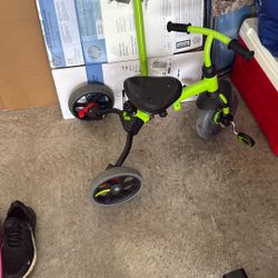 Kids Tricycle With Push Handle 