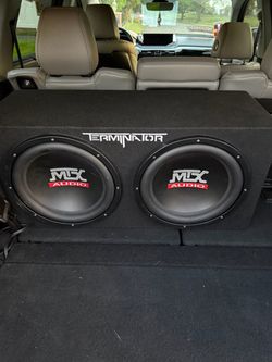 MTX Terminator Subwoofers and Planet Audio Anarchy Amplifier