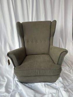 IKEA STRANDMON Chair and Footstool