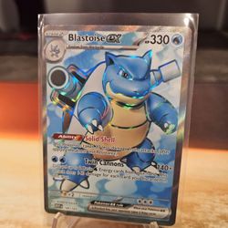 Pokemon Card Blastoise EX Full Art 151 Set