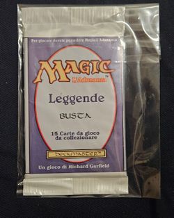 Magic: The Gathering Legends Booster Pack Italian