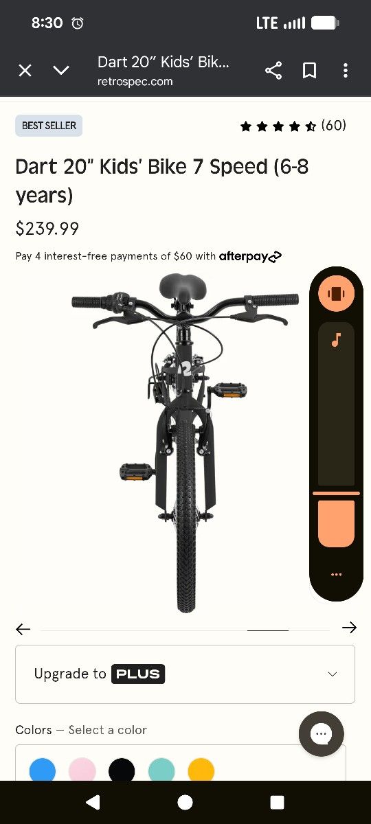Dart 20” Kids’ Bike 7