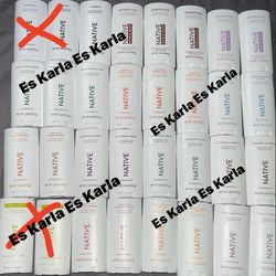 Native deodorant $6 each  Or 4 for $22