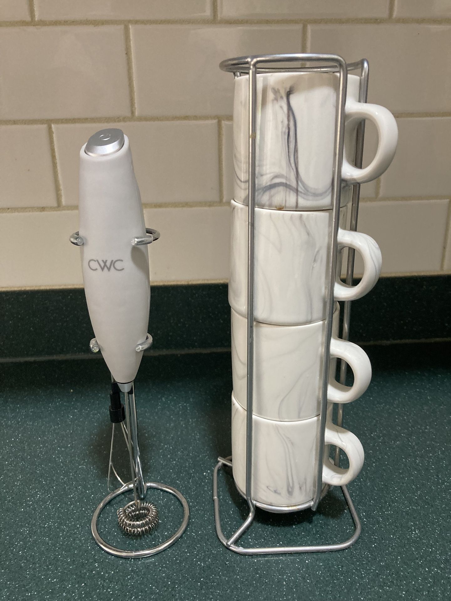 Coffee Mug and Frother Set