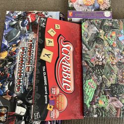 Monopoly, Scrabble And Puzzles