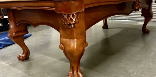 Buckhorn 8 Foot Double Arch Full Leg Pool Table