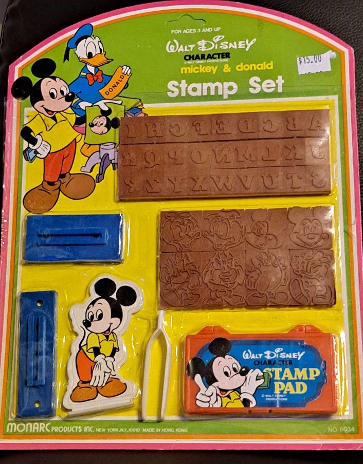 Disney Mickey and Donald stamp set