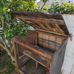 Free Wood Pet Cage 