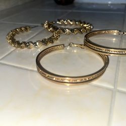 Gold Hoop Earrings