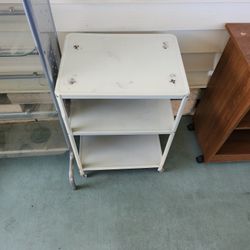 Metal Cart With 3 Shelves