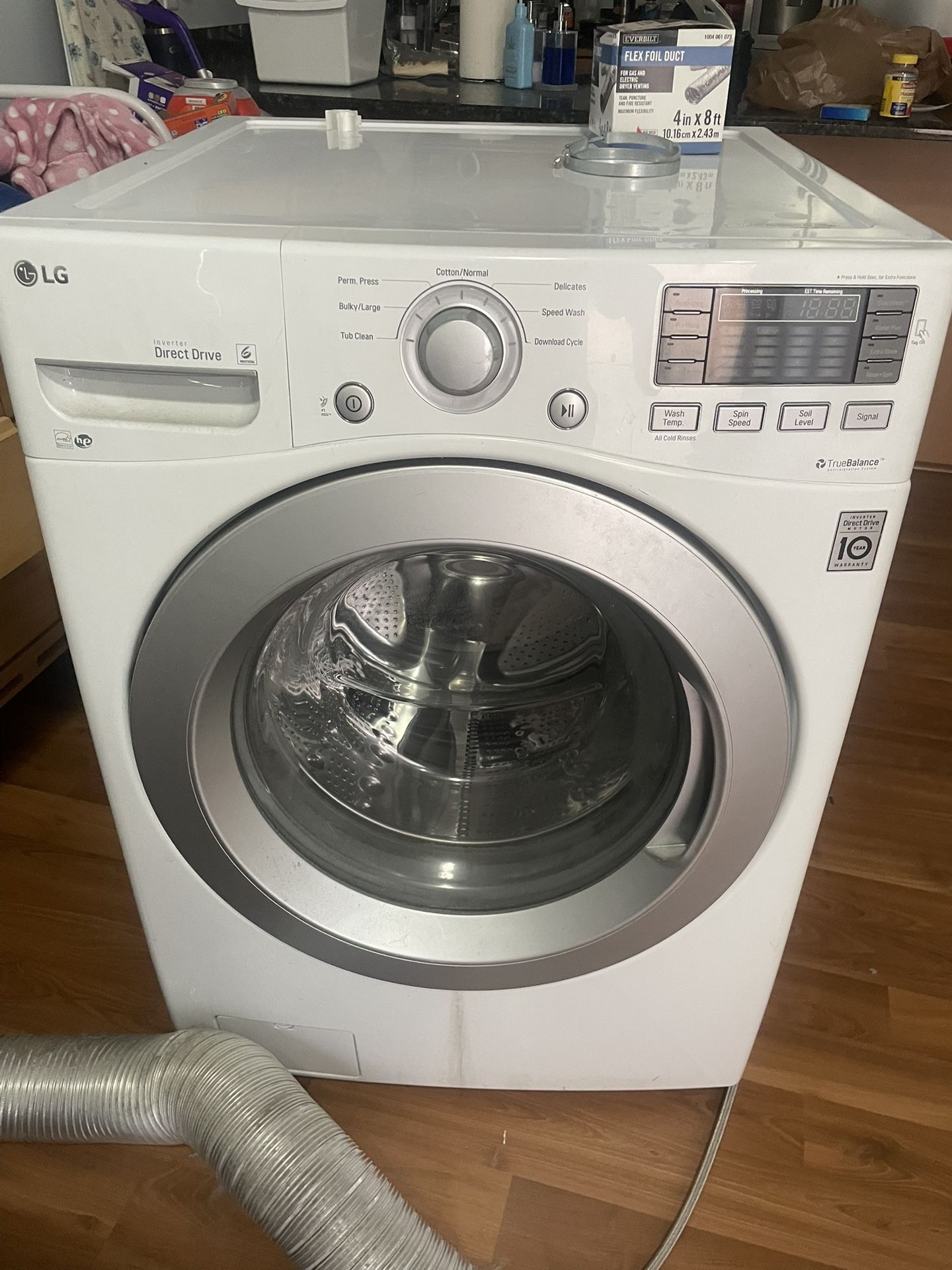 Stackable, Front-Loading Washer And Dryer