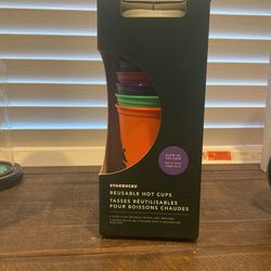 Starbucks glow in the dark reusable hot cups
