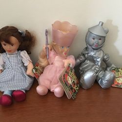 Brand new Wizard of Oz collectors characters