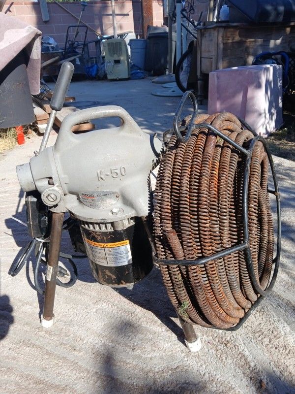 RIGID K 50 Sectional Drain Cleaning Machine