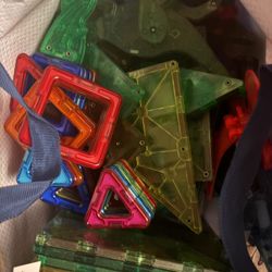 Wooden Blocks And magnetix Sets 