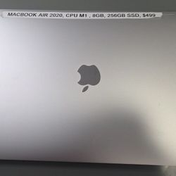 Macbook Air 2020, CPU M1, 8GB, 256GB SSD