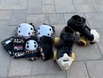 Roller derby skates and gear
