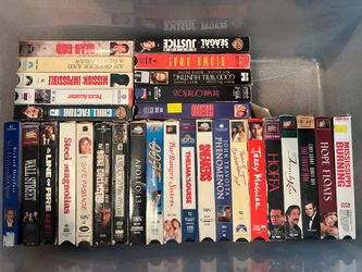 Large VHS Movie Collection – 80+ Movies – Classics, 80s & 90s