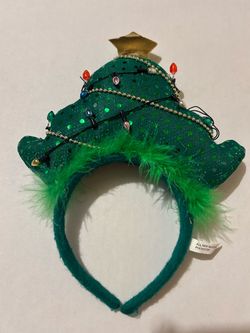 Light-Up Christmas Tree Headband