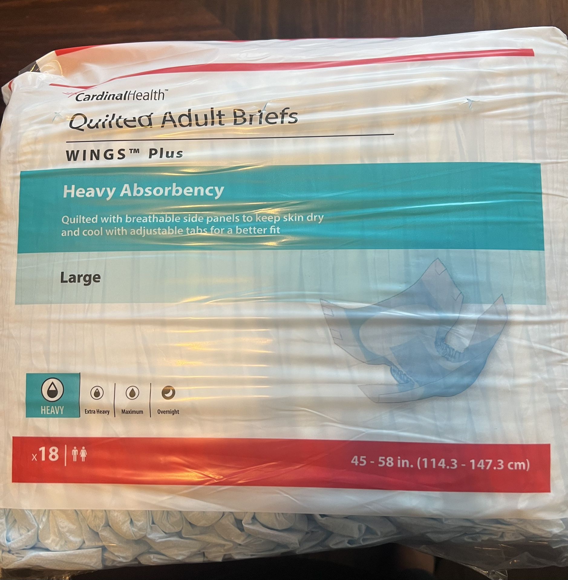 Adult Briefs/diapers Large