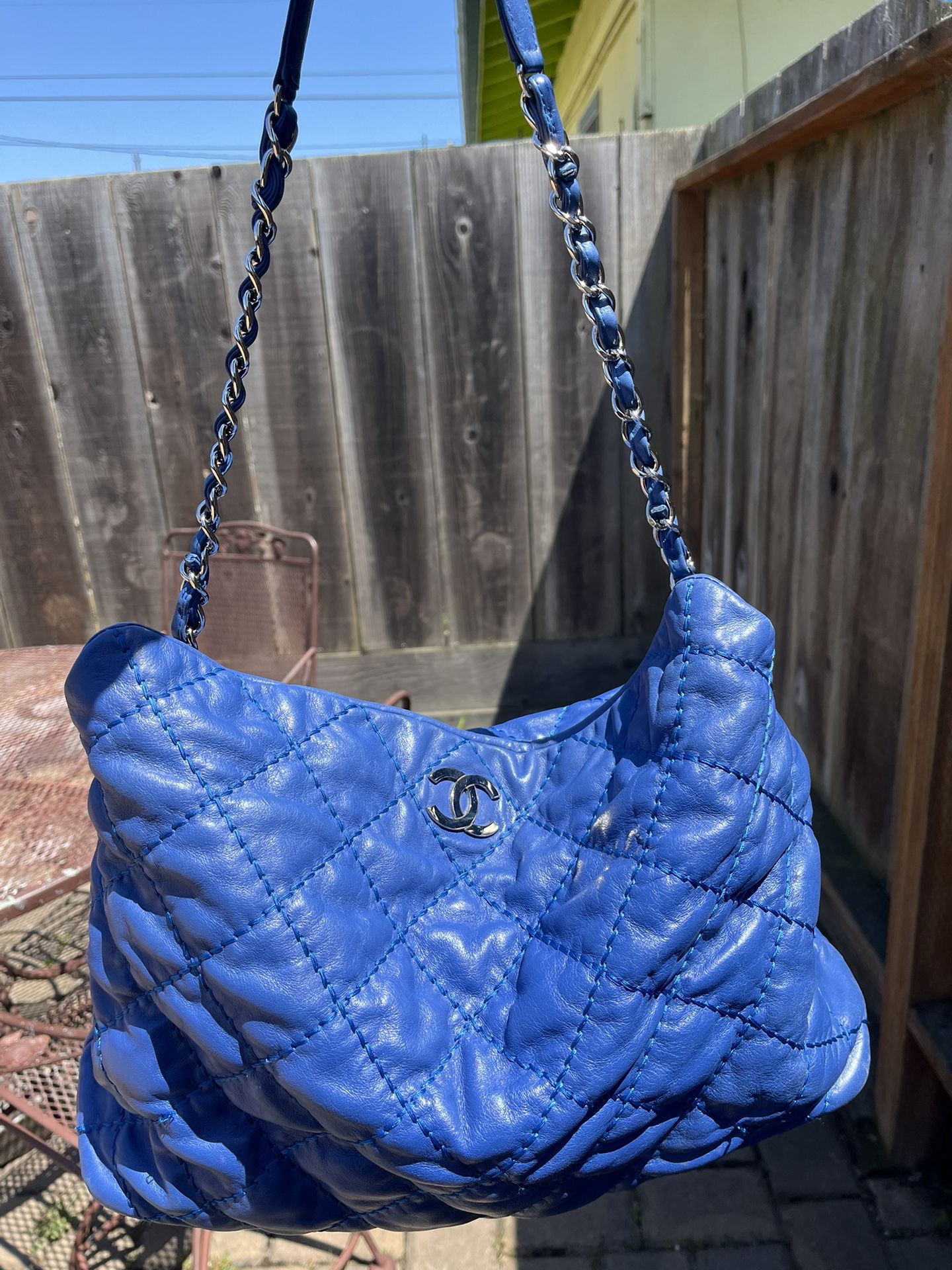 Chanel Bag, Royal Blue Chain Strap