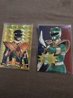 Set Of Rare Hard To Find Might Morphin Power Ranger Cards