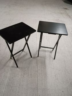 Tray Tables (2 pieces), Foldable TV Tray Tables