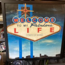 Welcome to Las Vegas Picture In Frame 