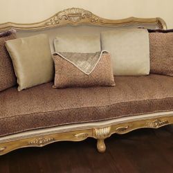 Beautiful gold couch!