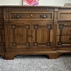 Solid wood dresser 