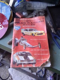 1974 Drag Racing Rules & Technical Manual 
