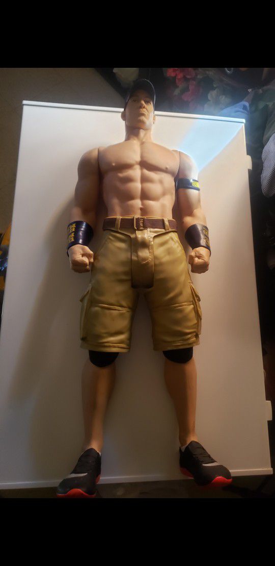WWE John Cena Action Figure 31" Tall Wicked Cool Toys Doll 2014