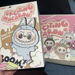 Exciting macaron Labubu