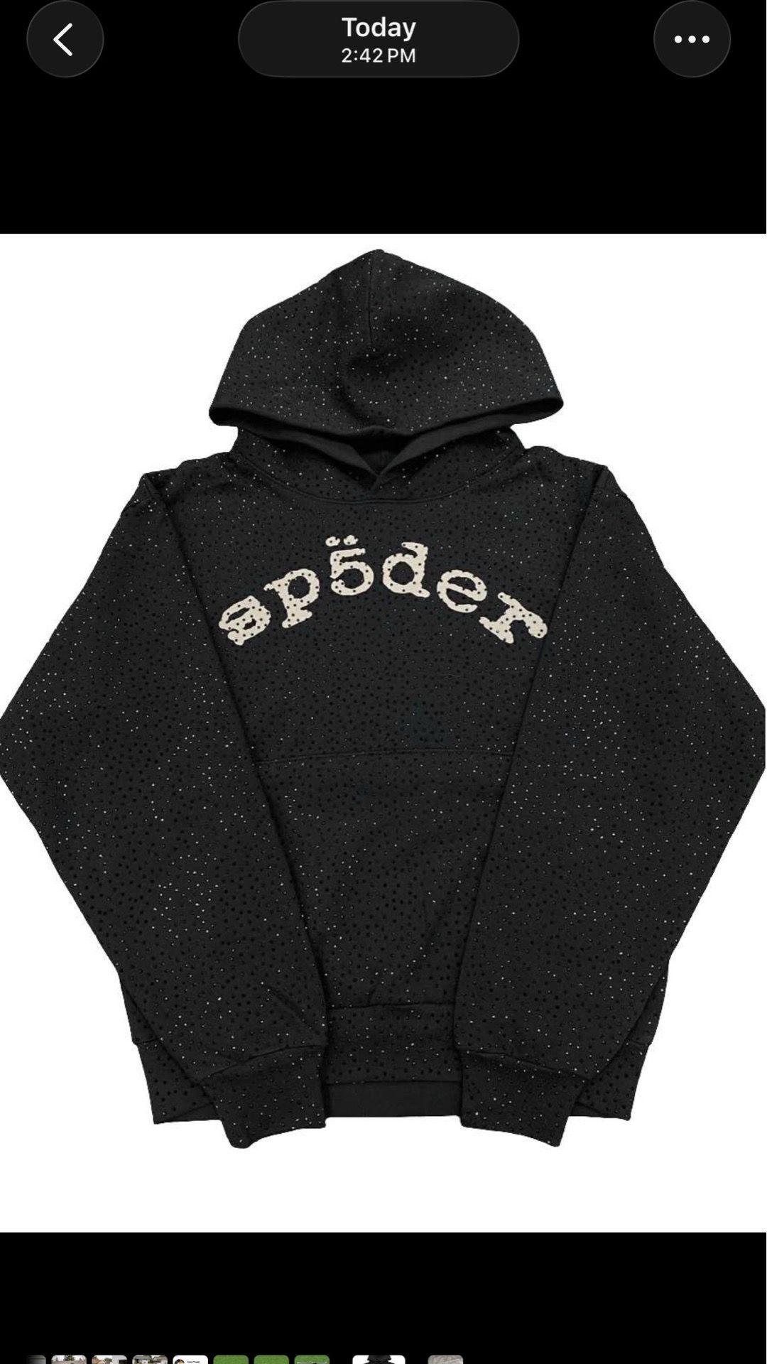 Sp5der VVS Hoodie Black | Size Small & Medium