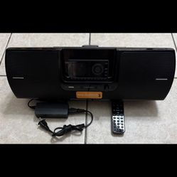 SiriusXM SXSD2 Portable Speaker Dock System Receiver+ Antenna & Remote TESTED