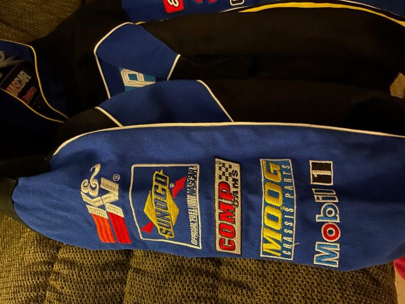 Official NASCAR jacket And Button Up Shirt