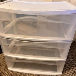 Plastic Dresser Containers
