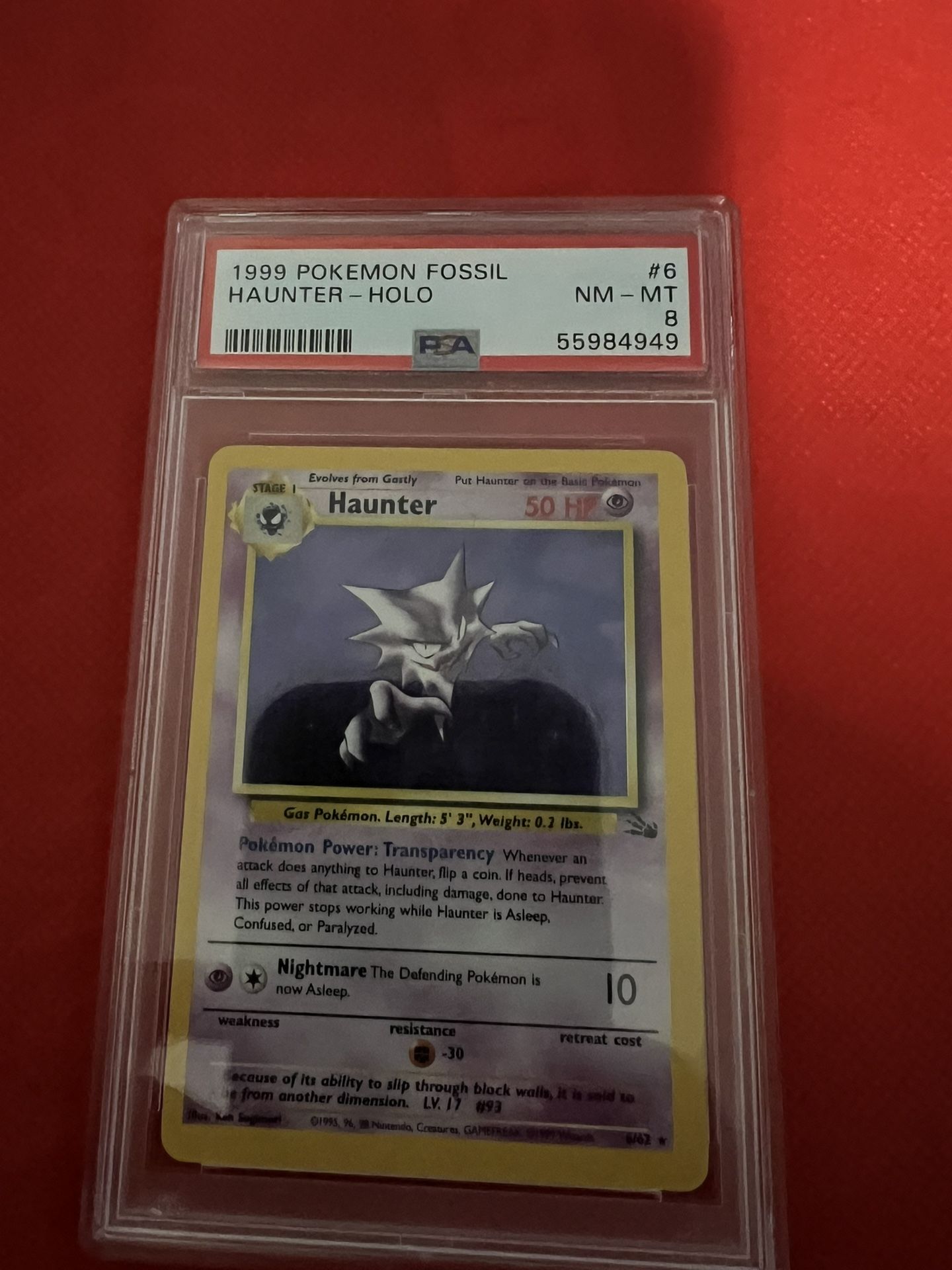 Haunter Graded Pokemon Card