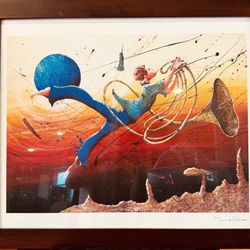 Marcus Glenn - Floating With The Mojo Seriolithograph 