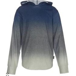 UNIVIBE big kids  Fade Print Long Sleeves Hood T-shirt Tee Top size L Large light sweater Sweatshirt