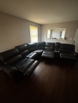 Leather couch