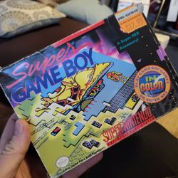Super Nintendo Super Gameboy In Box  Very Nice