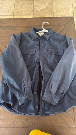 Knightsbridge grunge dark blue jacket for men, size Large