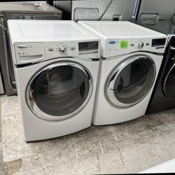 whirlpool duet front load washer dryer set