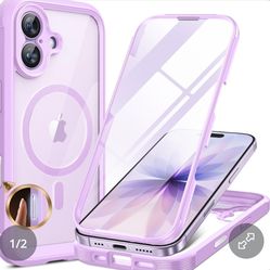 Purple  iphone 17 military grade phone case