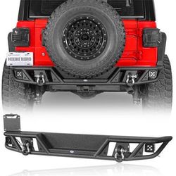 Tubular Rear Bumper For 2018-2025 Jeep Wrangler JL - Hooke Road