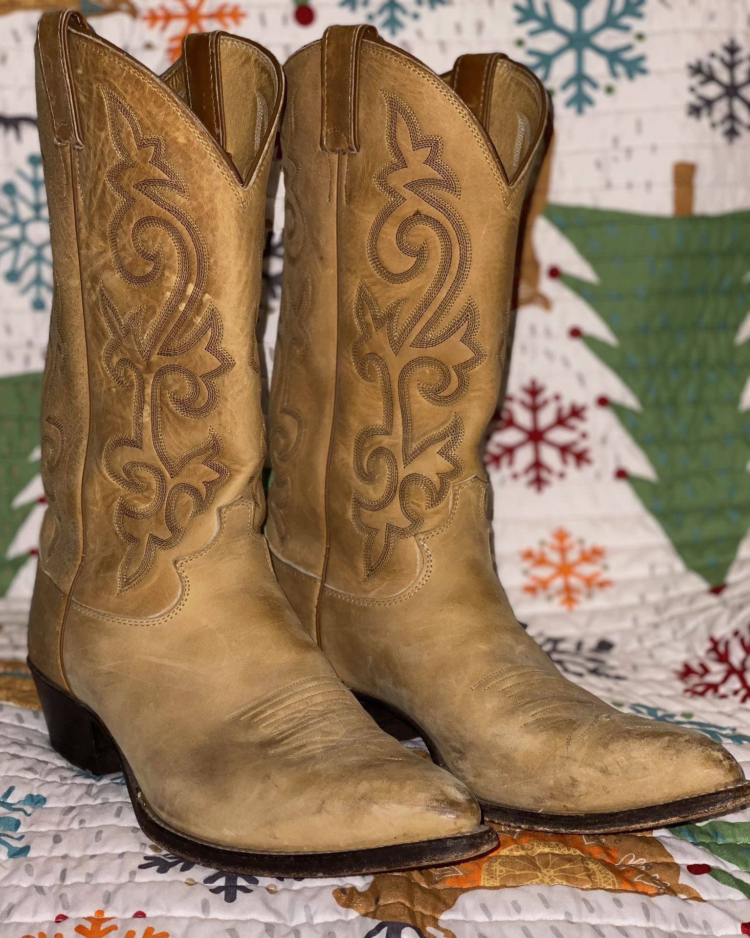 Justin Cowboy Boots Men’s Size 10 1/2